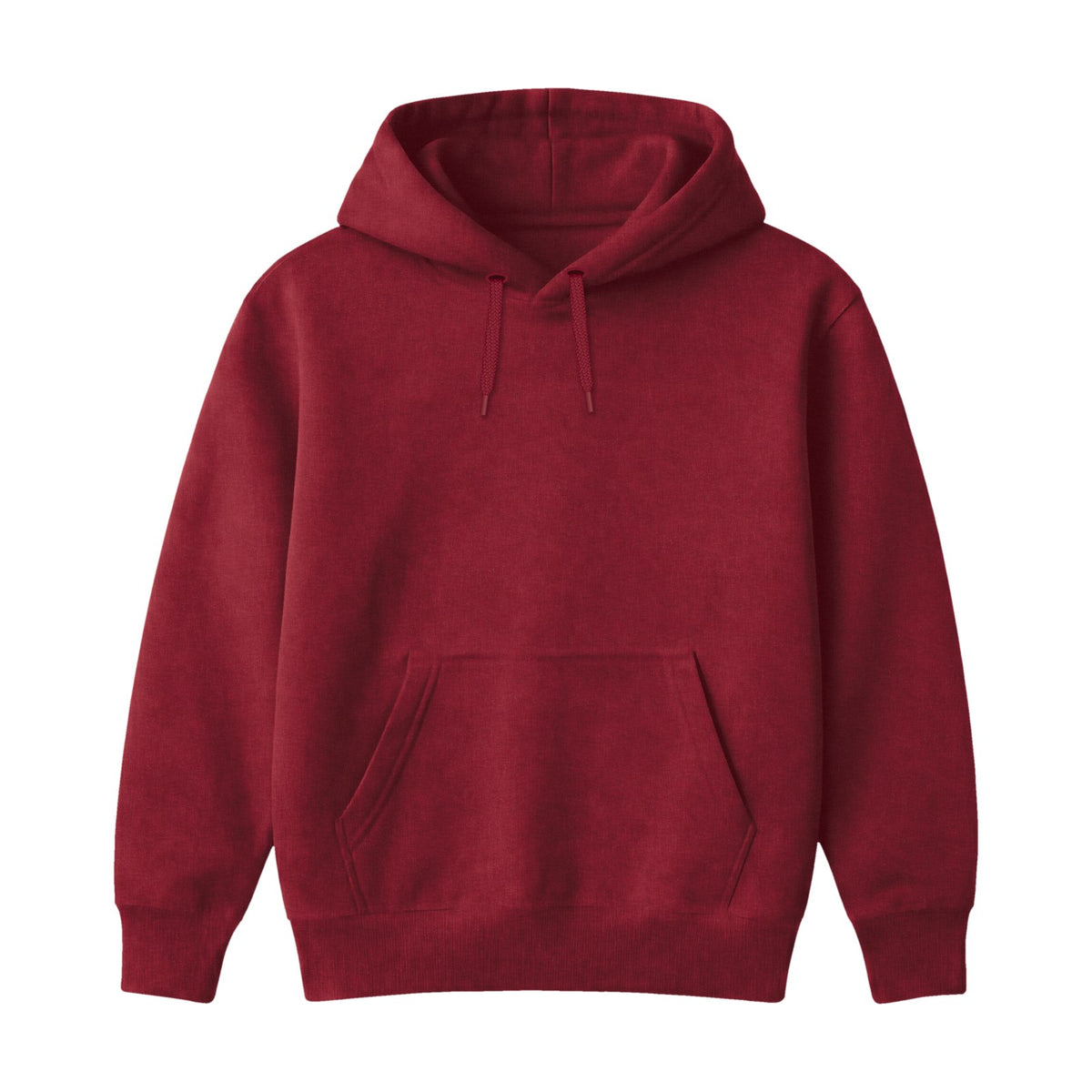 هودي سادة Burgundy hoodie