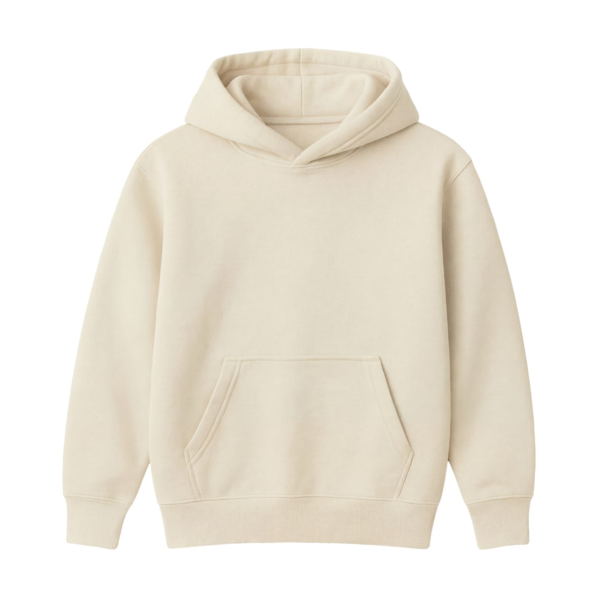 هودي سادة Cream hoodie